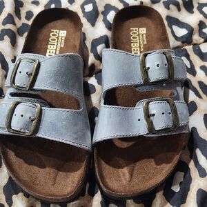 White Mountain Women's  Gray Sandals